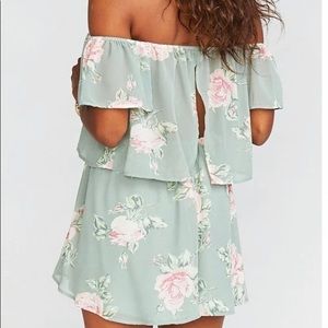 Show me your mumu floral romper.